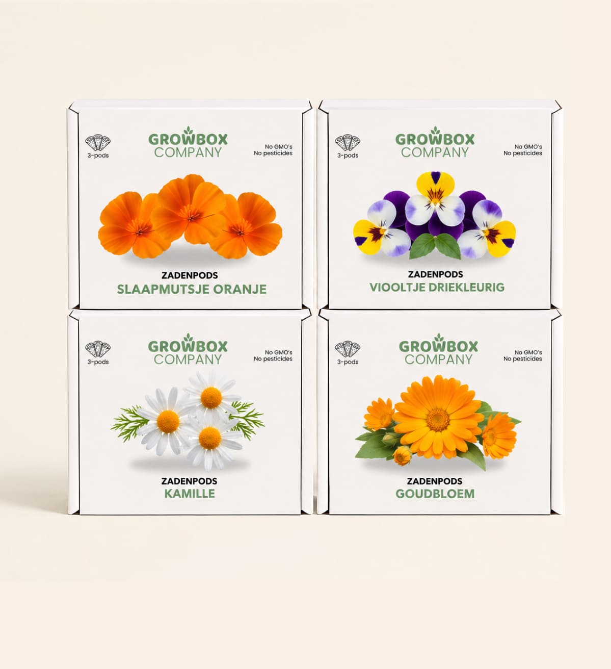 Eetbare bloemen zadenpakket - 12 pack